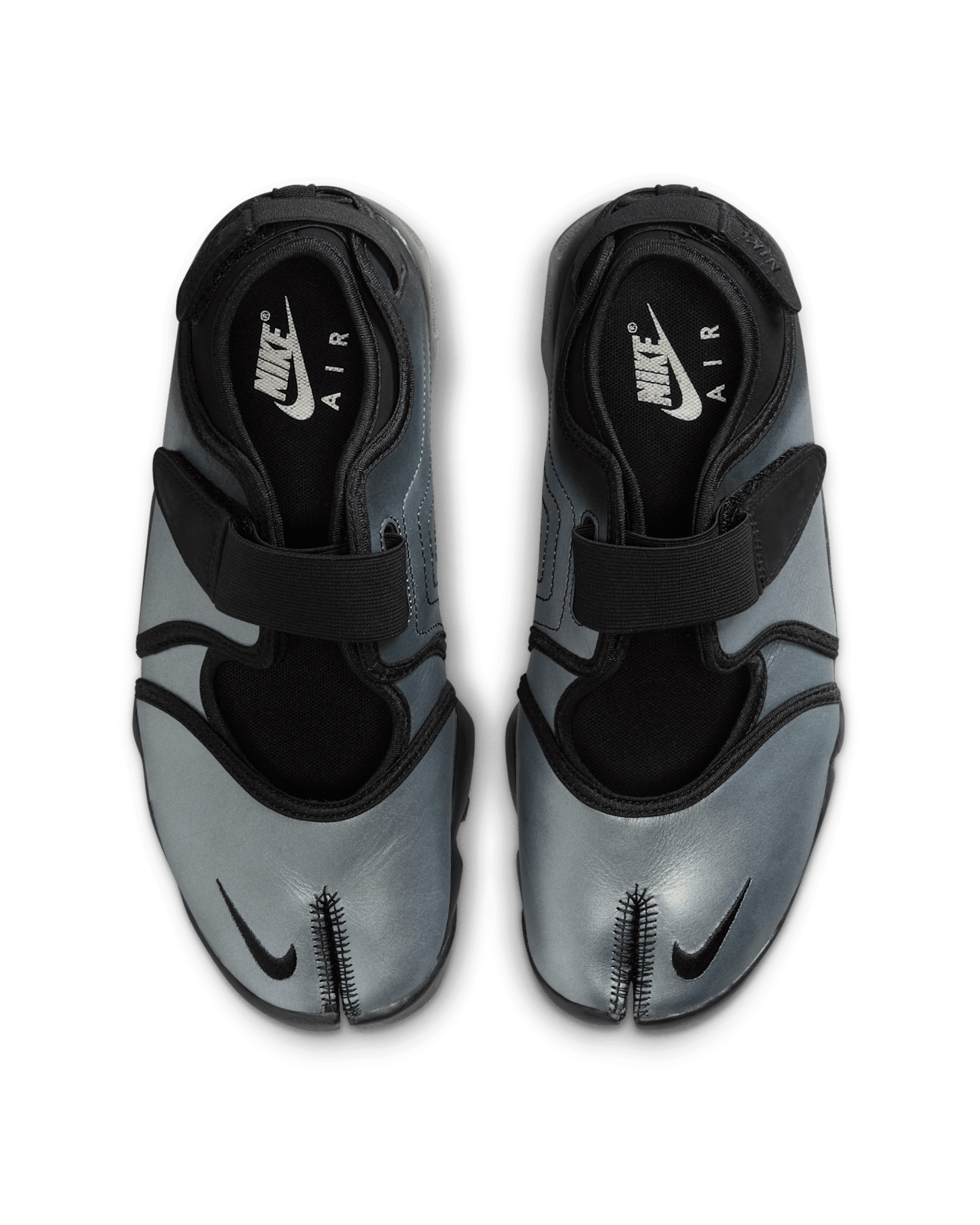 Damskie Air Rift Leather „Metallic Silver and Black” (IH3656